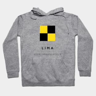 Lima: ICS Flag Semaphore Hoodie